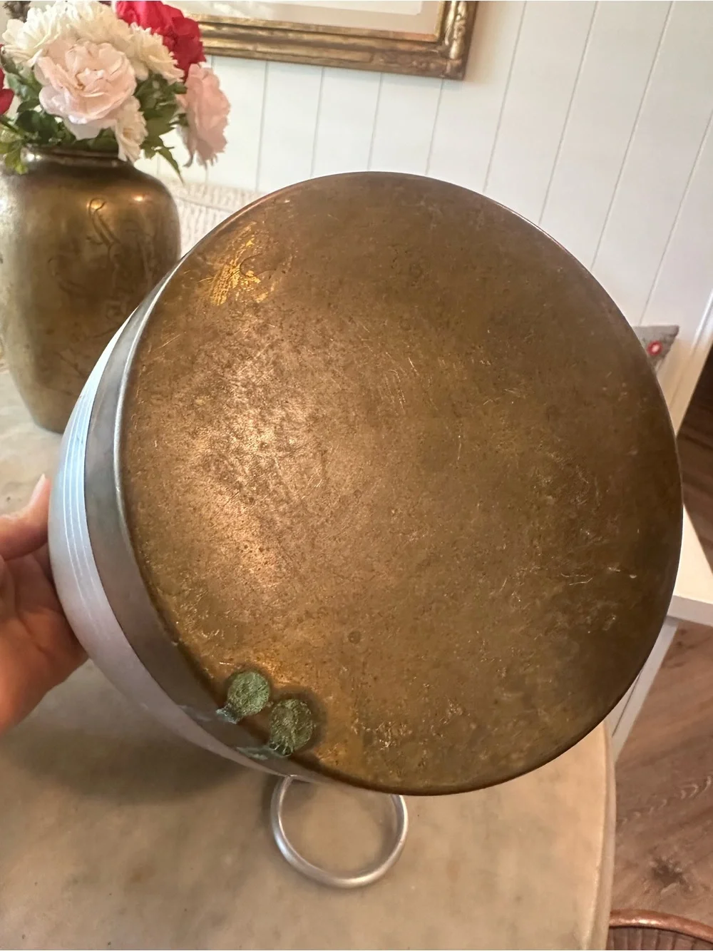 Vintage French Moet Champagne Ice Bucket - Branded Stainless Finish